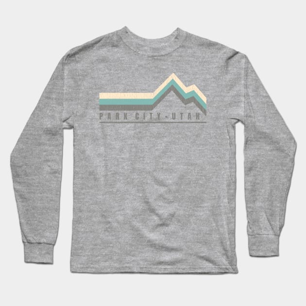 Park City, Utah Long Sleeve T-Shirt by Sisu Design